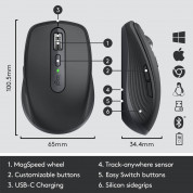 Logitech MX Anywhere 3 Wireless Mouse (black) 11
