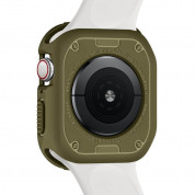 Spigen Rugged Armor Case - хибриден кейс с висока степен на защита за Apple Watch 44мм, 45мм (тъмнозелен) 4