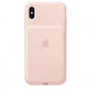 Apple Smart Battery Case - оригинален кейс с вградена батерия за iPhone XS Max (розов пясък) 5