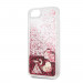 Guess Liquid Glitter Hearts Case - дизайнерски кейс с висока защита за iPhone SE (2022), iPhone SE (2020), iPhone 8, iPhone 7 (червен) 4