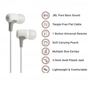 JBL E15 In-ear headphones (white) 6