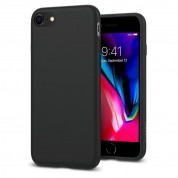 Spigen Liquid Crystal Case for iPhone SE (2022), iPhone SE (2020), iPhone 8, iPhone 7 (matte black)