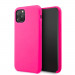Vennus Silicone Case Lite - силиконов (TPU) калъф за iPhone 12 mini (розов) 1