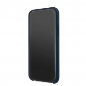 Vennus Silicone Case Lite - силиконов (TPU) калъф за iPhone 12, iPhone 12 Pro (тъмносин) 2
