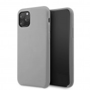 Vennus Silicone Case Lite - силиконов (TPU) калъф за iPhone 12, iPhone 12 Pro (сив)