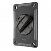 4smarts Rugged Tablet Case Grip - удароустойчив калъф с лента за врата за Samsung Galaxy Tab A7 10.4 (2020) (черен)