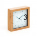 Platinet Zegar Alarm Clock Wooden April - часовник с будилник (бял) 1
