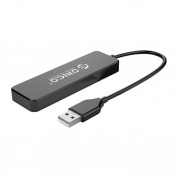Orico USB 2.0 Hub 4 Port - 4ри портов USB 2.0 хъб (черен)  1