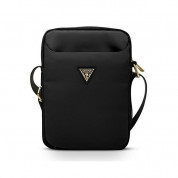 Guess Triangle Logo Tablet Bag 10 - дизайнерска чанта с презрамка за таблети до 10 инча (черен)