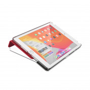 Speck Balance Folio Case - текстилен калъф и поставка за iPad 9 (2021), iPad 8 (2020), iPad 7 (2019) (червен-прозрачен) 4