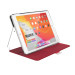 Speck Balance Folio Case - текстилен калъф и поставка за iPad 9 (2021), iPad 8 (2020), iPad 7 (2019) (червен-прозрачен) 2