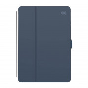 Speck Balance Folio Case for iPad 9 (2021), iPad 8 (2020), iPad 7 (2019) (blue-clear)