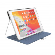 Speck Balance Folio Case for iPad 9 (2021), iPad 8 (2020), iPad 7 (2019) (blue-clear) 2