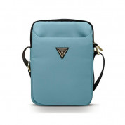 Guess Triangle Logo Tablet Bag 10 - дизайнерска чанта с презрамка за таблети до 10 инча (син)