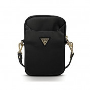 Guess Triangle Logo Tablet Bag 8 - дизайнерска чанта с презрамка за таблети до 8 инча (черен)