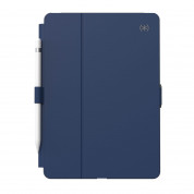 Speck Balance Folio Case - текстилен калъф и поставка за iPad 9 (2021), iPad 8 (2020), iPad 7 (2019) (син-сив)	