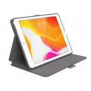 Speck Balance Folio Case - текстилен калъф и поставка за iPad 9 (2021), iPad 8 (2020), iPad 7 (2019) (син-сив)	 2