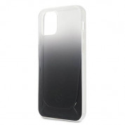 Mercedes TPU Transparent Line Case - дизайнерски силиконов (TPU) калъф за iPhone 12 Pro Max (черен) 5