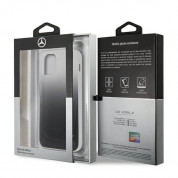 Mercedes TPU Transparent Line Case - дизайнерски силиконов (TPU) калъф за iPhone 12 Pro Max (черен) 7