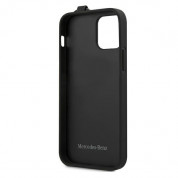 Mercedes Genuine Leather Strap Line Hard Case for iPhone 12 Pro Max (black) 4