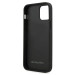 Mercedes Dynamic Carbon Fiber Hard Case - дизайнерски хибриден (карбон+естествена кожа+TPU) карбонов кейс за iPhone 12, iPhone 12 Pro (черен) 6