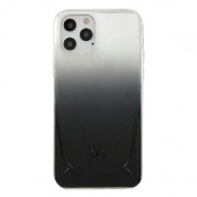Mercedes TPU Transparent Line Case - силиконов (TPU) удароустойчив калъф за iPhone 12, iPhone 12 Pro (черен) 2