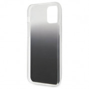 Mercedes TPU Transparent Line Case - силиконов (TPU) удароустойчив калъф за iPhone 12, iPhone 12 Pro (черен) 6