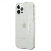 Mercedes TPU Transparent Case V2 - силиконов (TPU) удароустойчив калъф за iPhone 12, iPhone 12 Pro (прозрачен) 1