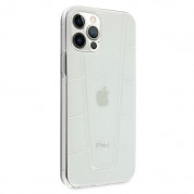 Mercedes TPU Transparent Case V2 - силиконов (TPU) удароустойчив калъф за iPhone 12, iPhone 12 Pro (прозрачен) 3