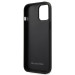 Mercedes Genuine Leather Wave Line Hard Case - дизайнерски кожен (естествена кожа) кейс за iPhone 12, iPhone 12 Pro (черен) 2