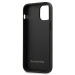 Mercedes Dynamic Carbon Fiber Hard Case - дизайнерски хибриден (карбон+естествена кожа+TPU) карбонов кейс за iPhone 12 Mini (черен) 5