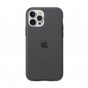Speck Presidio Perfect-Mist Case - удароустойчив хибриден кейс за iPhone 12, iPhone 12 Pro (черен-прозрачен)