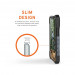 Urban Armor Gear Plasma - удароустойчив хибриден кейс за iPhone 12, iPhone 12 Pro (тъмносин) 4