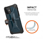 Urban Armor Gear Plasma - удароустойчив хибриден кейс за iPhone 12, iPhone 12 Pro (тъмносин) 1
