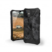 Urban Armor Gear Pathfinder SE Camo Case - удароустойчив хибриден кейс за iPhone 12 Mini (сив камуфлаж)