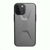 Urban Armor Gear Civilian - удароустойчив хибриден кейс за iPhone 12 Pro Max (сребрист) 3
