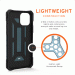 Urban Armor Gear Pathfinder Case - удароустойчив хибриден кейс за iPhone 12, iPhone 12 Pro (тъмносин) 6