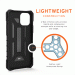 Urban Armor Gear Pathfinder Case - удароустойчив хибриден кейс за iPhone 12 Mini (сребрист) 5