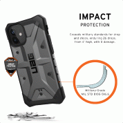 Urban Armor Gear Pathfinder Case for iPhone 12 Mini (silver) 8