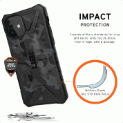 Urban Armor Gear Pathfinder SE Camo Case - удароустойчив хибриден кейс за iPhone 12, iPhone 12 Pro (сив камуфлаж) 8