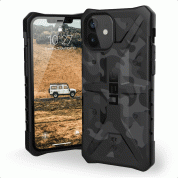 Urban Armor Gear Pathfinder SE Camo Case - удароустойчив хибриден кейс за iPhone 12, iPhone 12 Pro (сив камуфлаж)