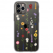 Spigen Cyrill Cecile Case Flower Garden - хибриден кейс с висока степен на защита за iPhone 12, iPhone 12 Pro (цветни мотиви)