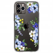Spigen Cyrill Cecile Case Midnight Bloom for iPhone 12, iPhone 12 Pro (blue)