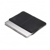 Decoded Leather Slim Sleeve - качествен кожен (естествен кожа) калъф за MacBook Pro 16, Pro 15 и лаптопи до 16 инча (черен) 1