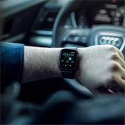 Pitaka Aramid Fiber Air Case - удароустойчив TPU кейс за Apple Watch 40мм (черен) 3
