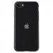 Spigen Liquid Crystal Case - тънък качествен термополиуретанов кейс за iPhone SE (2022), iPhone SE (2020), iPhone 8, iPhone 7 (черен-прозрачен) 5