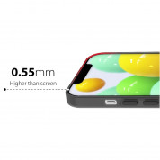 SwitchEasy 0.35 UltraSlim Case - тънък полипропиленов кейс 0.35 мм. за iPhone 12 mini (черен-прозрачен) 7
