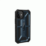 Urban Armor Gear Monarch Case - удароустойчив хибриден кейс за iPhone 12 Mini (син) 3