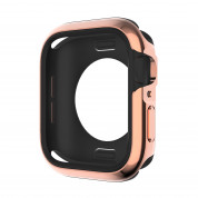 SwitchEasy Odyssey Case - удароустойчив хибриден кейс за Apple Watch 44мм (розово злато) 3