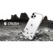 SwitchEasy Crush Case - удароустойчив хибриден кейс за iPhone 12 mini (прозрачен)  5
